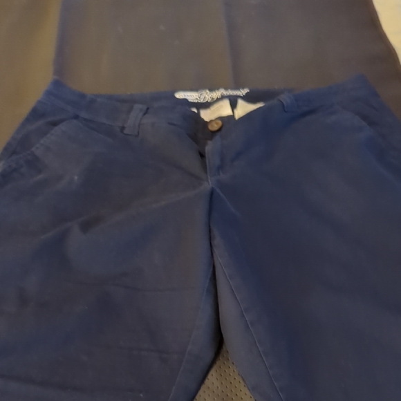 Old Navy Pants - Old Navy Womens Navy Chinos Cozy Casual Boyfriend Style